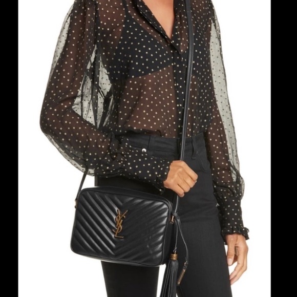 Yves Saint Laurent Handbags - Saint Laurent Lou Medium Monogram YSL Crossbody